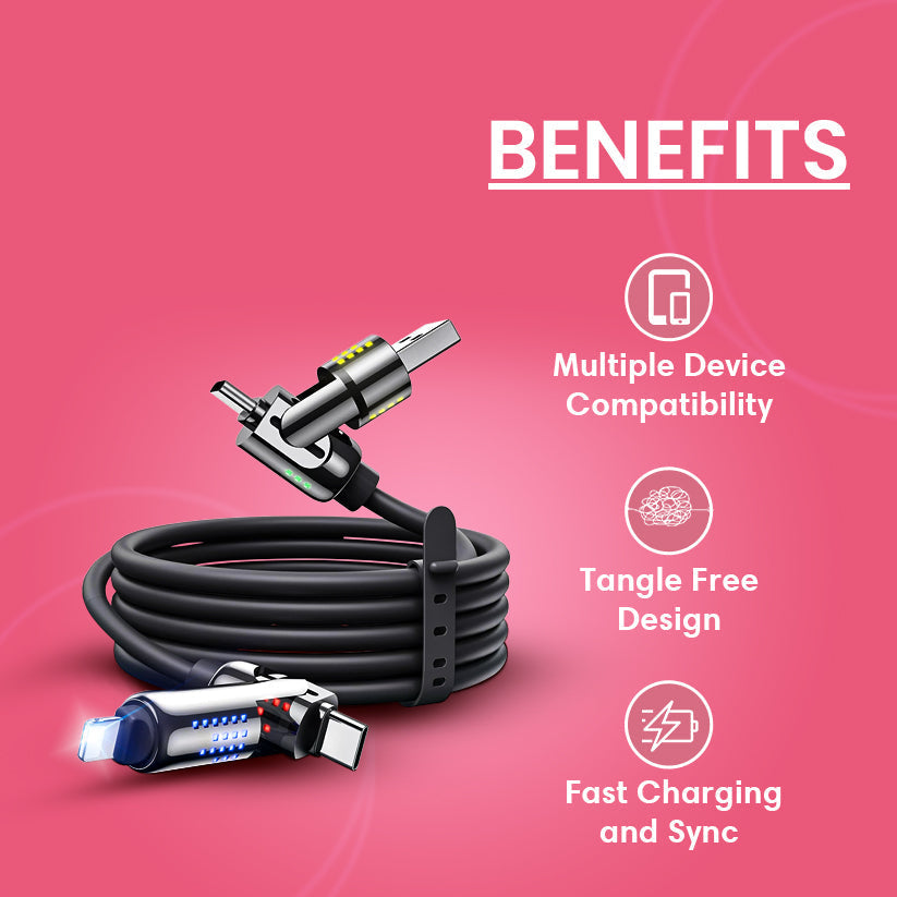 4 in 1 Charging Cable